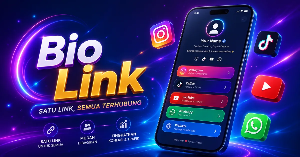 Bio Link Jobetic.net: Cara Mudah Tampilkan Semua Link dalam Satu Halaman!