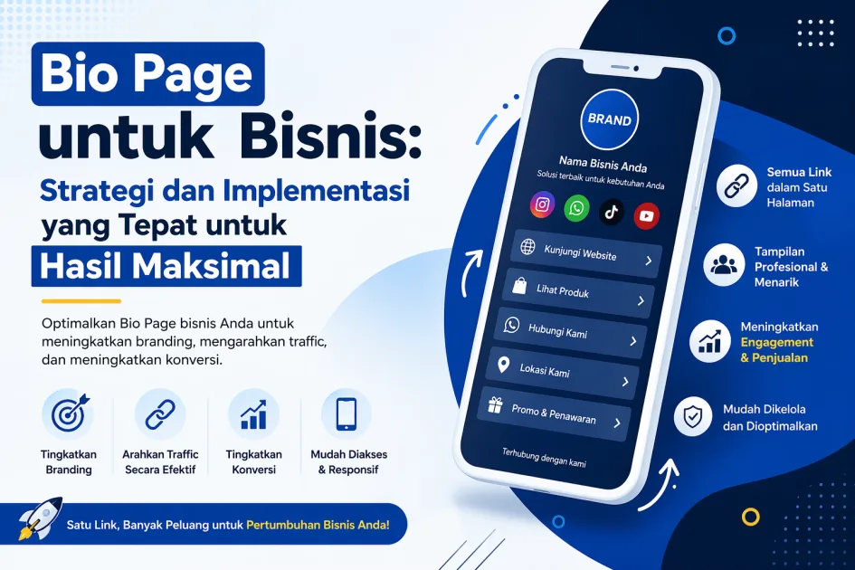 Bio Page untuk Bisnis: Strategi dan Implementasi yang Tepat untuk Hasil Maksimal