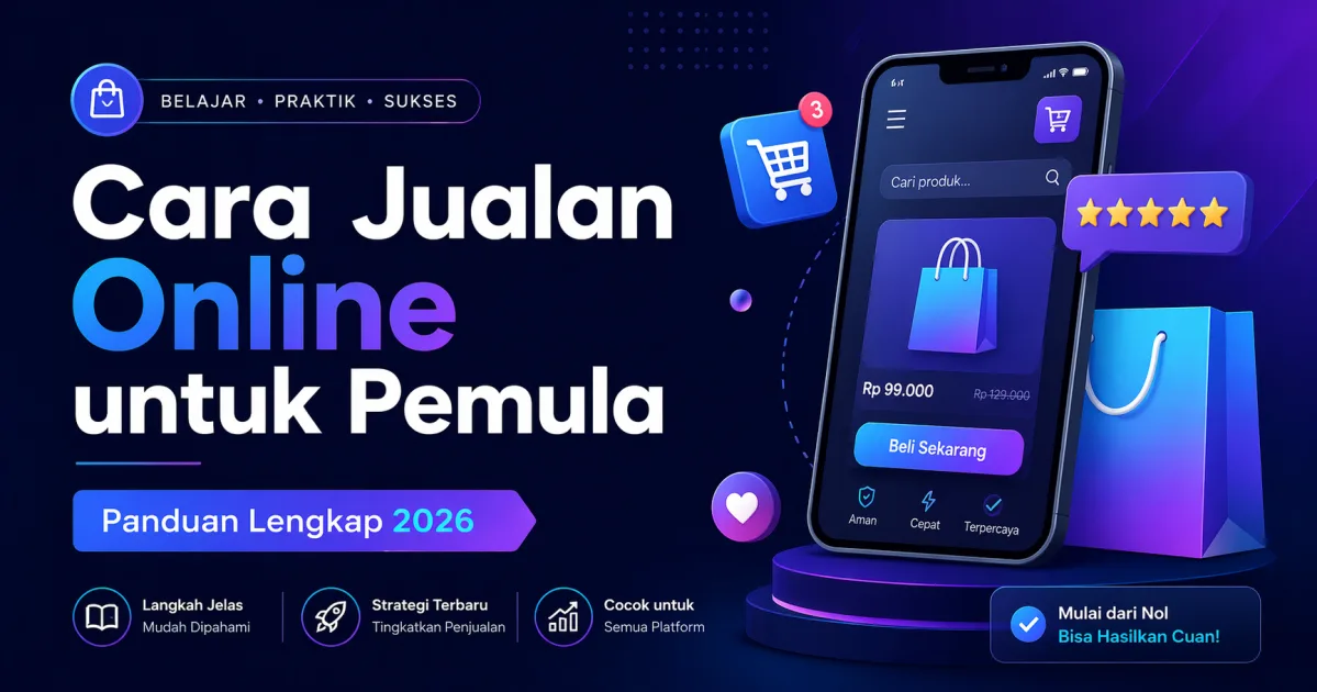Cara Jualan Online untuk Pemula: Panduan Lengkap dari Nol Hingga Cuan di Tahun 2026