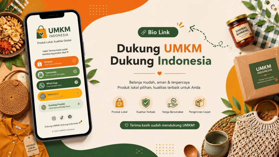 kegunaan bio link untuk UMKM