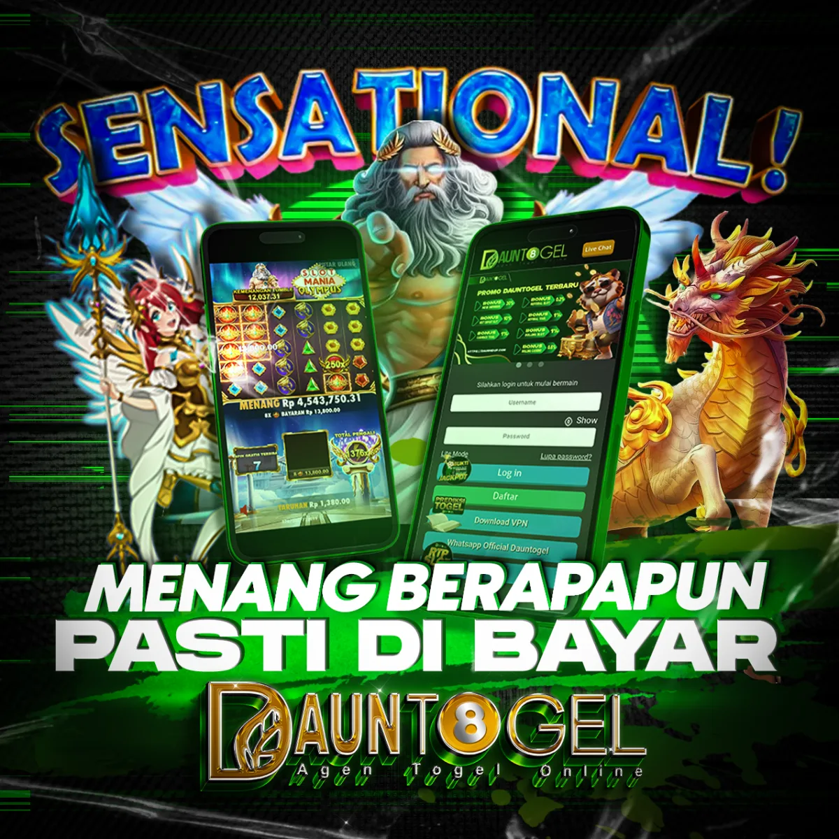 DAUNTOGEL ialah situs togel online aman terpercaya
